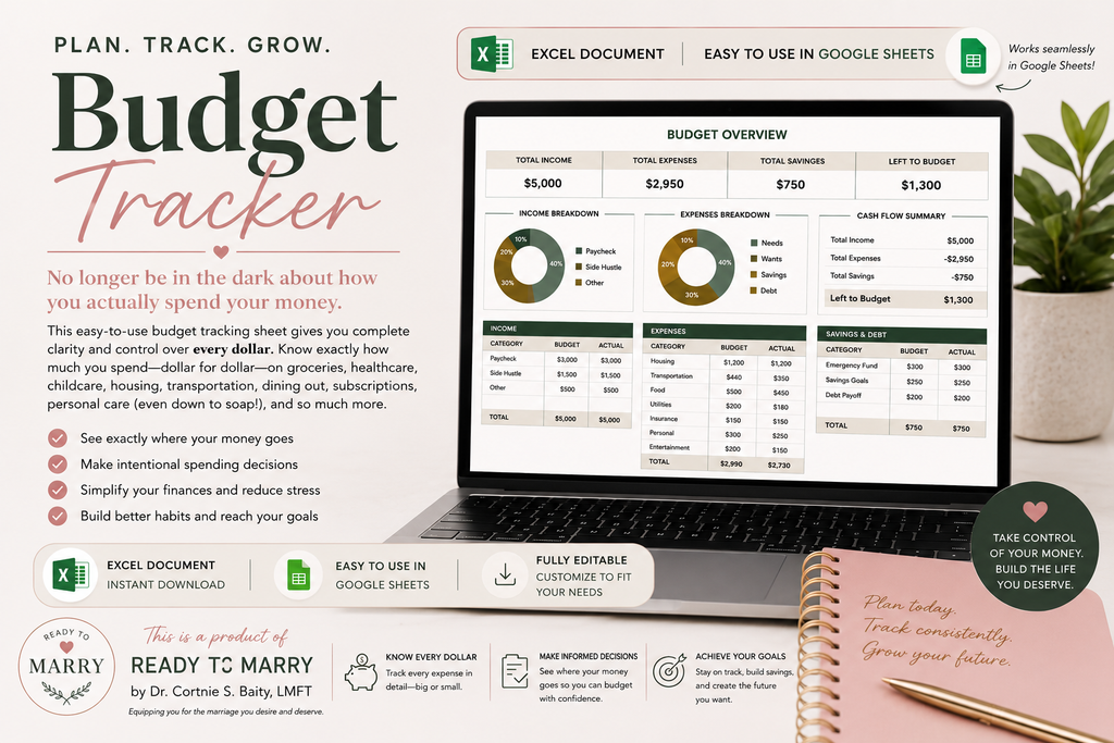 The Ready To Marry Budget Tracker: A Life Changing Budgeting Tool