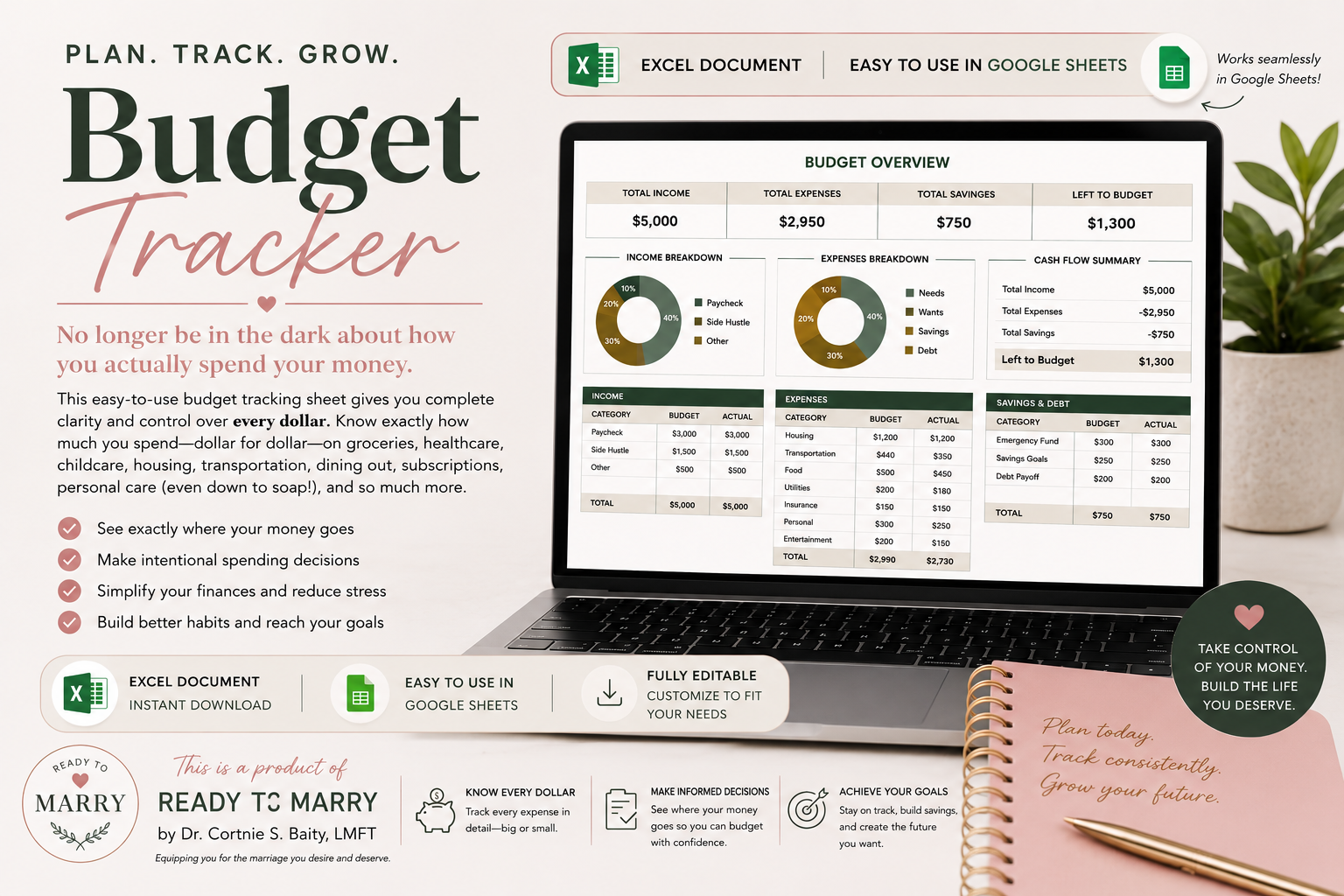 The Ready To Marry Budget Tracker: A Life Changing Budgeting Tool